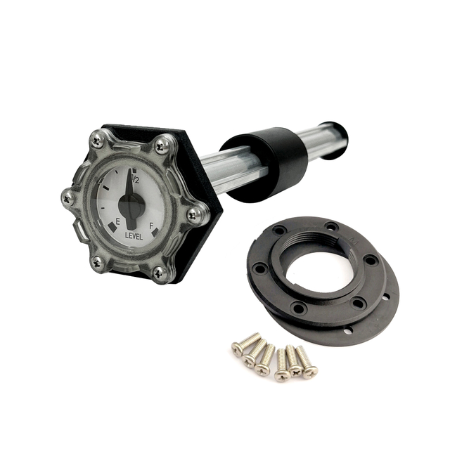 BSP 1 1/2' เกจวัดระดับเชิงกลชนิดเกลียวในสำหรับถังเชื้อเพลิงเครื่องกำเนิดไฟฟ้า